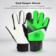 thumbnail image 3 of 1 Pair Kids Goalkeeper Gloves Children Football Goal Keeper Gloves Anti Slip Exercise Gloves Green 15 ~ 16cm / 5.91 ~ 6.3in, 3 of 4