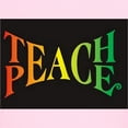 thumbnail image 3 of CafePress - Teach Peace Kids Light T Shirt - Light T-Shirt Kids XS-XL, 3 of 4