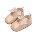 thumbnail image 4 of nvzhuang Baby Girls Princess Shoes  Mary Jane Flats Dress Walking Shoes for Newborn Infant Toddler, 4 of 6