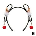 thumbnail image 3 of SharkTRUE Bandeau Style Chinois Hanfu Mignon Fleur Rouge pour Nouvel An Style Antique, 3 of 8