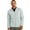 Light Gray, variant on Mens Polar Fleece Long Sleeve Full Zipper Zip Up Jacket Winter Turtleneck