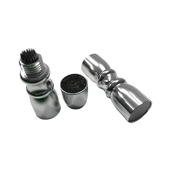 Youkk Cadeau en Métal pour Amateurs de Billard Accessoire de Billard Durable Pratique pour Accessoires de Billard Argent 6.7*2.25*2.25cm