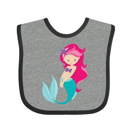 

Inktastic Mermaid Gift Baby Girl Bib
