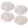 thumbnail image 3 of 2 Platos De Ensalada Ligeros De Lujo Apilables Para Postres, Aperitivos Y Postres, 4 Unidades, Blanco Transparente, 3 of 8