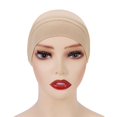 thumbnail image 1 of Gorra cilíndrica monocromática modal, gorra de base, gorra de cuello de mujer de algodón mercerizado de alta elasticidad, 1 of 6