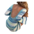 thumbnail image 6 of Women Y2k Knitted Short Dress Colorful Bodycon Mini Dresses Slim Fit Spaghetti Strap Dress Beach Wear Sundress, 6 of 7