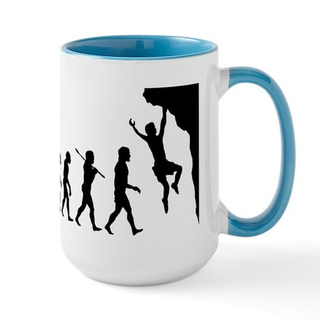 

CafePress - Rock Climber Large Mug - 15 oz Ceramic Large Mug