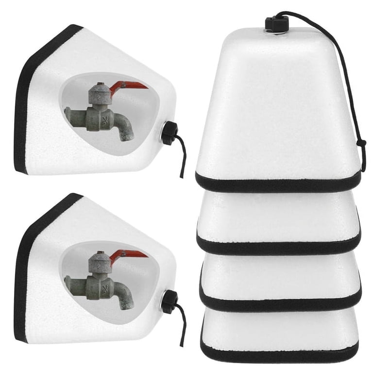 Luiisis Outdoor Faucet Covers For Winter, 3 Pack White photo 1