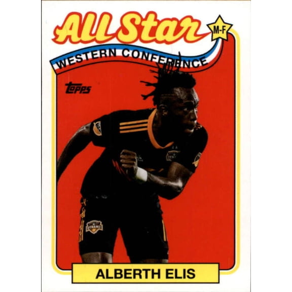 Collectible 2019 Topps MLS All-Stars #AS-AE Alberth Elis Houston Dynamo Soccer Trading Card