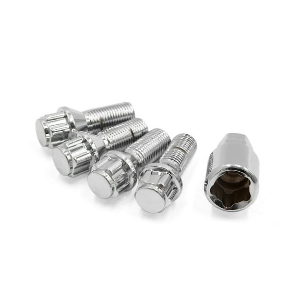 Tuercas de Tornillos de Rueda de Coche Unique Bargains Seguridad Antirrobo Extremo Cerrado