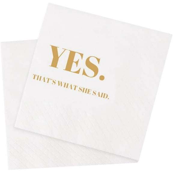 20pcs Funny Cocktail Napkins Funny Quotes Saying Disposable Paper Party Napkins 5 x 5 5"x5"