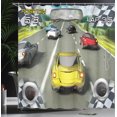 thumbnail image 4 of Ambesonne Video Game Shower Curtain, Sports Racing Theme, 69"Wx75"L, Multicolor, 4 of 5