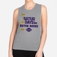 thumbnail image 2 of Saturdays in Baton Rouge Women's Muscle Tank Large Heather Grey, 2 of 5