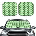 thumbnail image 2 of 2 Piece Car Windshield Sun Shade - Broccoli 1 Foldable Front Car Window Shades Reflect Sun and Heat for Most Cars, Universal Size, 2 of 7
