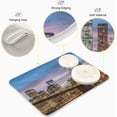 thumbnail image 4 of Dish Drying Mat New York Brooklyn Bridge Kitchen Dish Pads Super Absorbent Microfiber Dish Drying Rack Pads Safe Heat-resistant Kitchen Counter Mat,18x24 Inch, 4 of 7