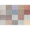 thumbnail image 1 of Ahgly Company Indoor Rectangle Contemporary Pale Silver Gray Checkered Area Rugs, 5' x 8', 1 of 6