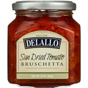 Delallo Bruschetta with Sun Dried Tomato, 10 oz, Jar