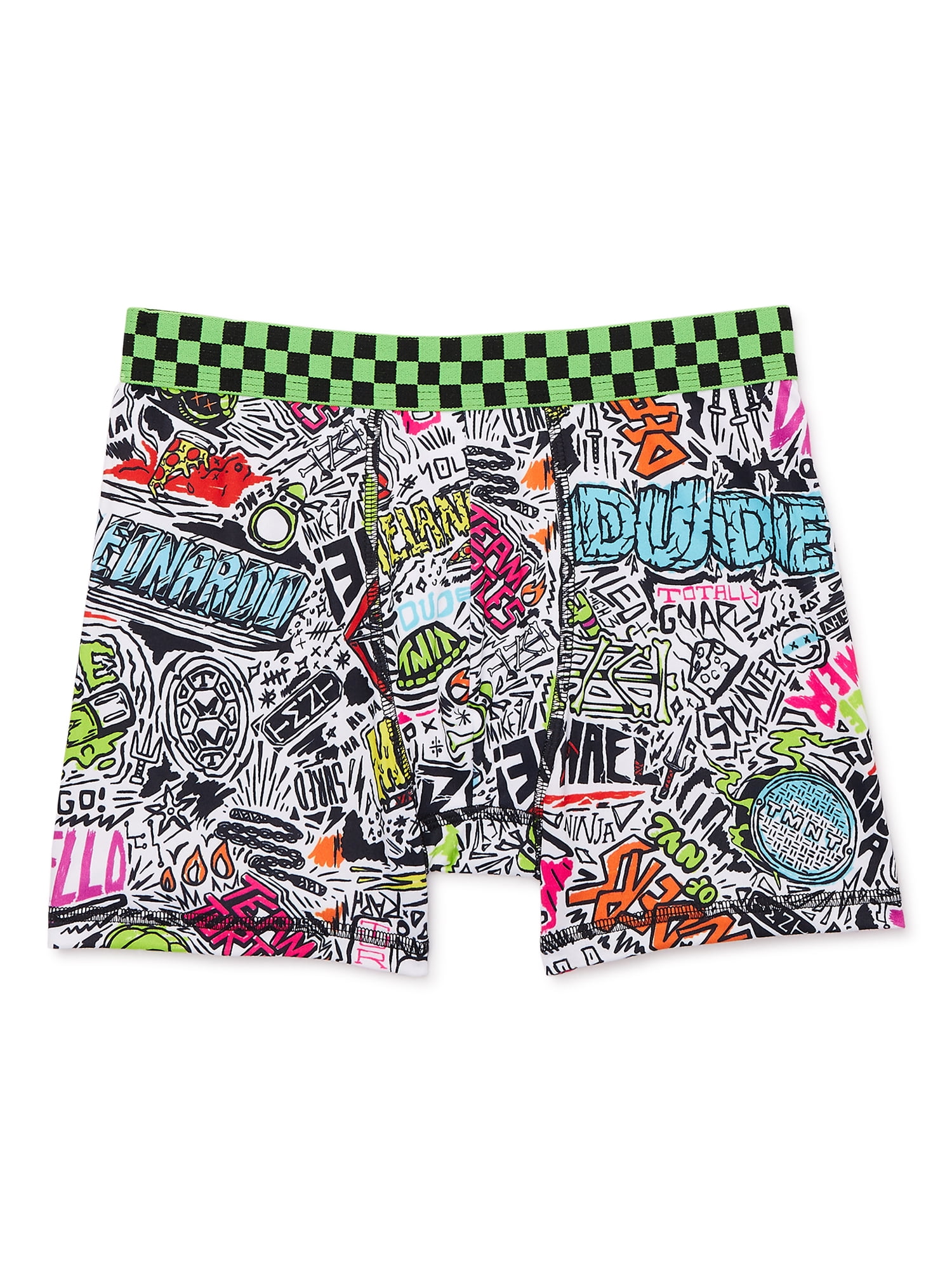 Teenage Mutant Ninja Turtles Boys Boxer Briefs Underwear, 4-Pack, Sizes XS-XL