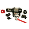 BULLDOG WINCH 15006 2500LB ATV WINCH, WITH MINI-ROCKER SWITCH, MOUNTING CHANNEL, ROLLER FAIRLEAD