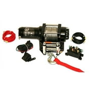 BULLDOG WINCH 15006 2500LB ATV WINCH, WITH MINI-ROCKER SWITCH, MOUNTING CHANNEL, ROLLER FAIRLEAD