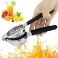 thumbnail image 1 of Lemon Squeezer Stainless Steel Hand Press Lemon Lime Juicer Press Non-Slip Grip Design Ergonomic Manual Lemon Squeezer, 1 of 9