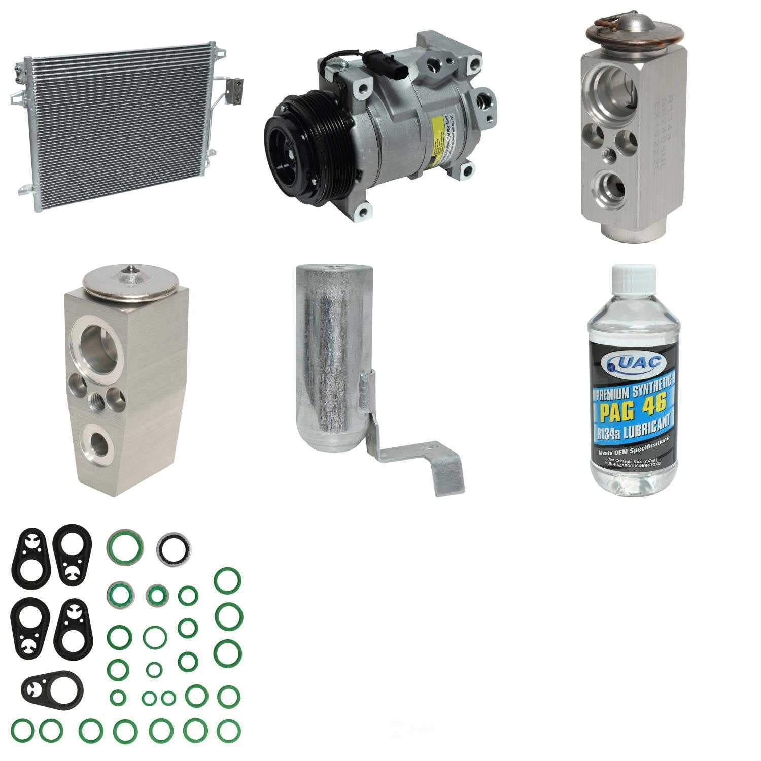 A/C Compressor and Component Kit -- Compressor-Condenser Replacement Kit Fits select: 2008-2010 CHRYSLER TOWN & COUNTRY TOURING, 2010 DODGE GRAND CARAVAN HERO
