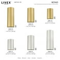 thumbnail image 3 of Livex Lighting - Bond - 1 Light Medium Outdoor ADA Wall Sconce In Urban Style-10, 3 of 9