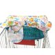 thumbnail image 2 of Cubierta portátil para carrito de compras | Fundas para sillas altas y carritos de supermercado para bebés, niños, bebés y niños pequeños (elefante simple) Xemadio WMZL-679, 2 of 5