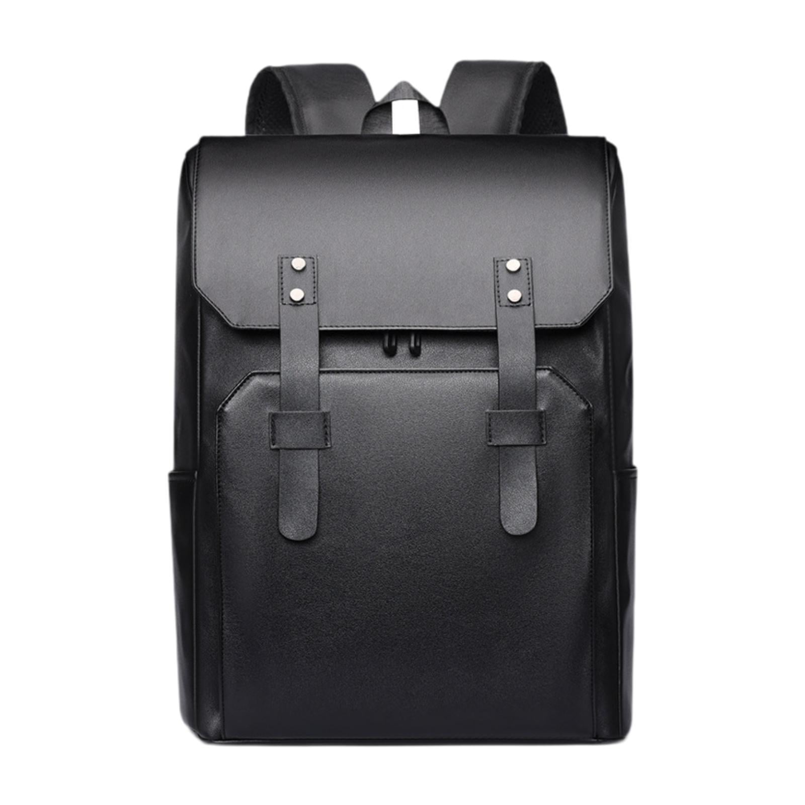 Abbracc Laptop Backpack Computer Bag Portable Travel Rucksack for Office Work Hiking Black