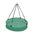 thumbnail image 3 of DimyFew Bird Feeder Hanging Bird Feeder Tray for Outdoor Setup Garden Bird Feeding Dish Platform with Hooks Large Capacity Parrot Birdfeeder Suitable for Home Gardens 61cm, 3 of 8