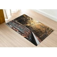 thumbnail image 5 of Landscape Rugs, Soft Rugs, Autumn Landscape Rugs, Farmhouse Rug, Train Tracks Landscape Rug, Non-Slip Carpet Rug, View Rug, Office Rugs, 2'x3' - 60x90 cm, 5 of 8