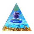 thumbnail image 2 of de cristal de 60mm, de , de , piedra de Yoga para meditación, cristales de , piedra para Macarena Pirámide de cristal, 2 of 7