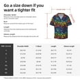 thumbnail image 7 of Sigee Magical Mushrooms and Flowers Print Men's Shirts Casual Button Down Short Sleeve Summer Beach Shirt Hawaiian Vacation Shirts Tee Shirt-Large, 7 of 7