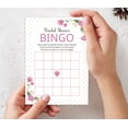 thumbnail image 7 of Inkdotpot Bridal Wedding Shower Bachelorette Party Bulk Blank Square Fill In Gift Ideas 50FloralBingoGameCards, 7 of 7