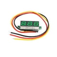 thumbnail image 1 of DC 0-100V 3 cables Mini medidor de voltaje voltímetro pantalla LED (verde) Hugtrwg  Nuevos Originales, 1 of 6