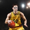 thumbnail image 4 of Gafas protectoras profesionales de baloncesto - Negro, 4 of 9