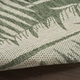 thumbnail image 6 of Nourison Garden Oasis 2' x 8' Green Ivory Outdoor Rug, 6 of 9