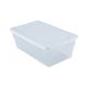 thumbnail image 1 of Caja de almacenamiento Sterilite transparente de 6 litros, paquete de 4, 1 of 1