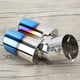 thumbnail image 5 of Universal 2.4in Stainless Steel Exhaust Tip Pipe Auto Car Modification Accessory, 5 of 5