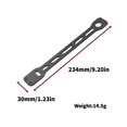 thumbnail image 4 of Placa de batería de torre de choque de fibra de carbono, placa de parachoques de segundo piso para Tt02 Tt-02 1/10 Rc Car U, 4 of 5