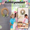 thumbnail image 3 of Ovzne Artificial Easter Bunny Wreath For Front Door Decor And Wall Decor For Spring Decoration On Clearance, 3 of 5