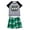Green-Kids, variant on Odeerbi Christmas Pajamas for Family Plaid Holiday Short Sleeve Family Christmas Pajamas Matching Sets Mom Fashion Plaid Print Tops Pants Sleepwear Xmas Family Matching PJs Set Green