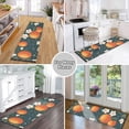 thumbnail image 6 of Yayeee Runner Rug for Bedroom 2'x6' Machine Washable Hallway Non Slip Mat, Blue Floral Oranges, 6 of 8
