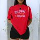 thumbnail image 3 of Playera Blusa De Quererme A Mi Misma Es Mi Revolucion Dia De La Mujer Color Rojo Talla Chica Marca Emil SaEs, 3 of 4