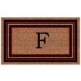 thumbnail image 1 of Home & More 180062436F Esquire 2' X 3' Extra-Thick Monogrammed Doormat (Letter F), 1 of 1