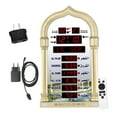 thumbnail image 2 of DOLITY Azan Clock Home Decor Ramadan Muslims Praying Clock Islamic LED Prayer Clock Gold, 2 of 9