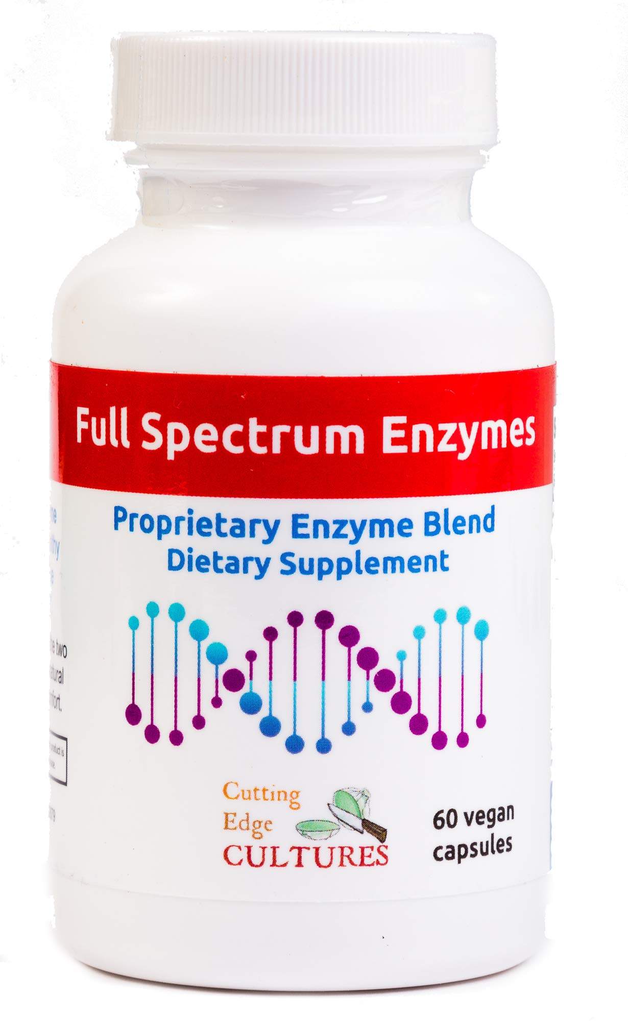 Full Spectrum Enzymes Cutting Edge Cultures VEGAN 60 capsules