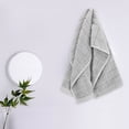 thumbnail image 4 of ELAYARD Soft Grey Cotton Face Cloth High Absorbency Reusable Face Towel for Bathroom and Kitchen Use, 4 of 6