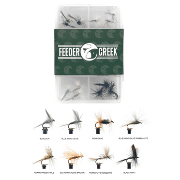 Feeder Creek Dry Flies, Size 14, 24-Count