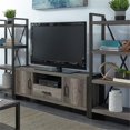 thumbnail image 5 of Bowery Hill Melamine and Rubberwood Solid Frame Pier Unit in Medium Gray, 5 of 5